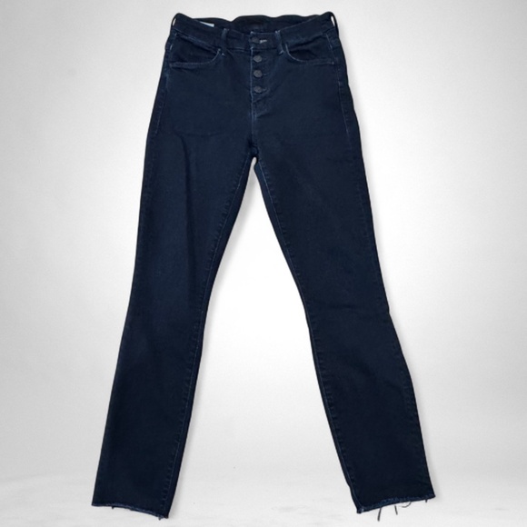 MOTHER The Pixie Ankle Fray Skinny Jeans (Holding Hands) - Picture 1 of 10